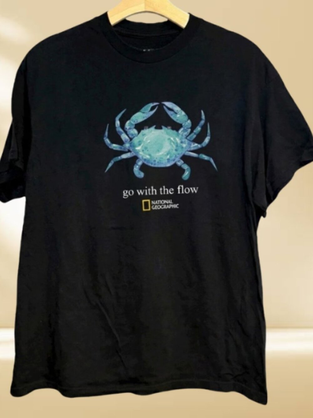 National Geographic "Go With The Flow" Crab Graphic T-Shirt
